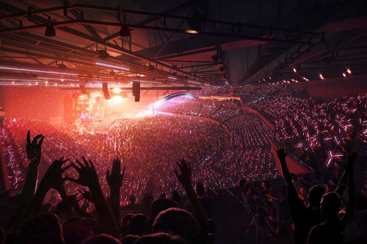 YTL Arena Side View